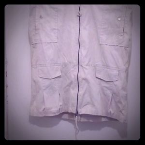 Cream Corduroy skirt